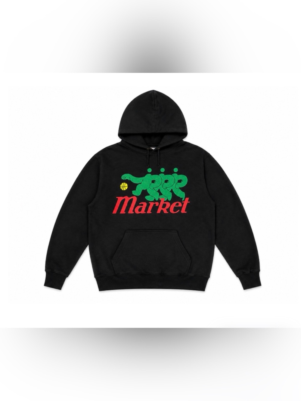 Market "Morning Pick Up" Black Hoodie